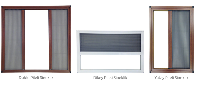 Pileli sineklik 28x12 Kasalı